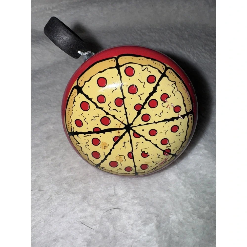 Electra Bike Bicycle BELL Metal Bell Ringer Pizza‎ Pie Domeringer Food Pre Owned